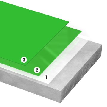 Epoxywinkel 3-laags Mat Vloercoating