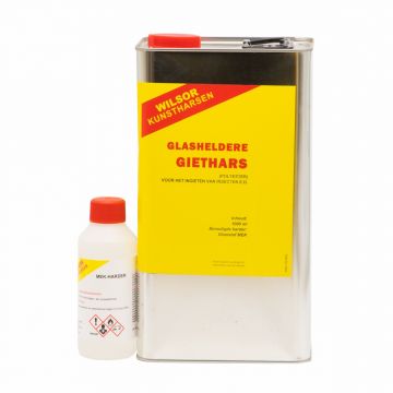 Wilsor Glasheldere giethars -5.0 Liter *